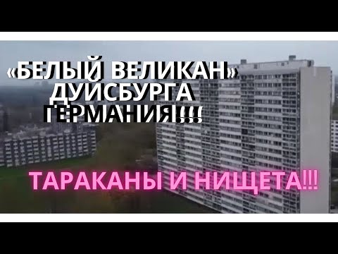 Видео: Германия: Белый Великан в Дуйсбурге!!! Тараканы и нищета!!!