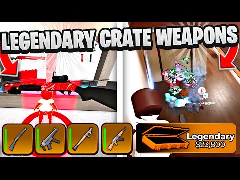 Видео: ЛЕГЕНДАРНЫЙ ЯЩИК ОПРЕДЕЛЯЕТ МОЁ ОРУЖИЕ В ROBLOX BLOCKSPIN