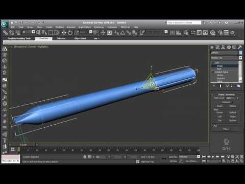 Видео: Spline Loft5 в 3D MAX, создание отвёртки и стакана