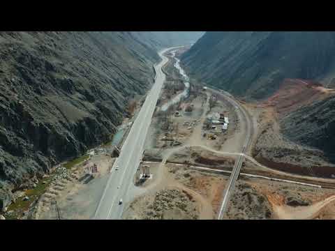 Видео: Кыргызстан. Боомское ущелье. Красный мост. Март’22 года!