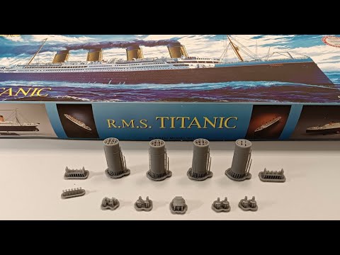 Видео: Обзор дополнение Titanic 1/400 - Model-Monkey, детали методом 3D печати