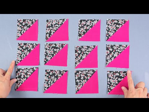 Видео: ТРЮК, КАК СДЕЛАТЬ КРАСИВЫЙ ПЭТЧВОРК ЛЕГКО И БЫСТРО.