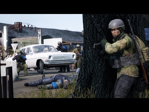 Видео: Клан синих повязок устроил нам засаду на дороге - DayZ