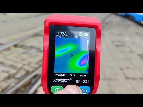 Видео: Пример работы тепловизора noyafa nf-521