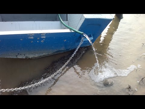 Видео: запас плавучести м/л Днепр, элетротрим + бушприт, снова всё допиливать