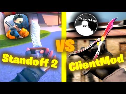 Видео: ClientMod (cs:go mobile) VS Standoff 2 !!!!! КЛИЕНТ МОД ПРОТИВ СТЭНДОФФА !!!!!!