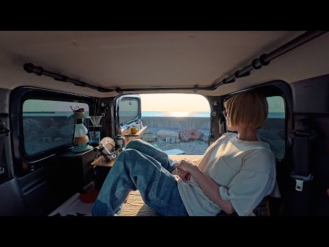 Видео: Расслабляющий автокемпинг с видом на океан｜cozy camping