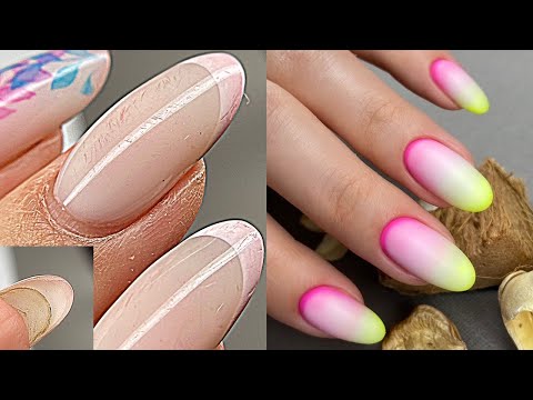 Видео: Маникюр / Почему у меня отслойки?💅 Дизайн ногтей из Instagram 💅 Градиент на ногтях