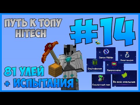 Видео: Путь к ТОПу #14 | СДЕЛАЛ 81 БОЛЬШОЙ УЛЕЙ!? НАКОНЕЦ-ТО! | McSkill (HiTech 1.7.10)