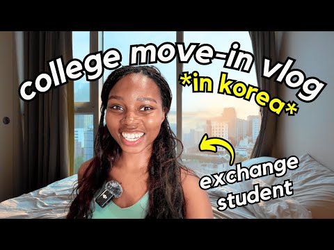 Видео: ДЕНЬ ПЕРЕЕЗДА В КОРЕЙСКИЙ КОЛЛЕДЖ 🇰🇷 *студент по обмену в KU*