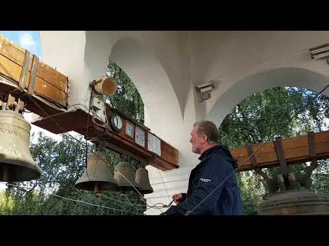 Видео: Николай Завьялов на колокольне Сретенского монастыря звон перед Всенощной 10.08.2019