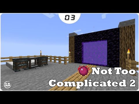 Видео: Minecraft: Not Too Complicated 2 - #03 Портал к новым ресурсам