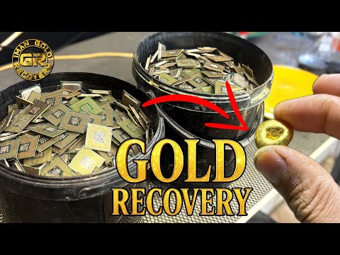 Видео: Восстановление золота из 40 кг процессоров 🔥 | Сколько золота внутри?!