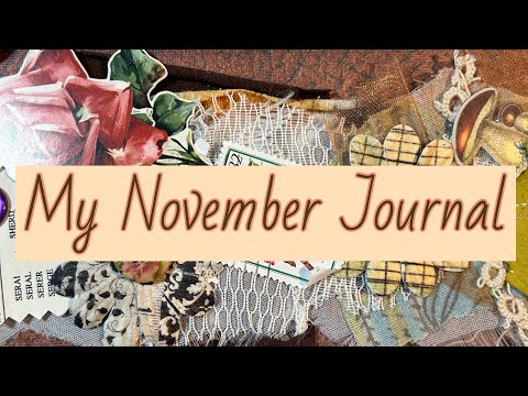 Видео: Мой творческий ежедневник за ноябрь