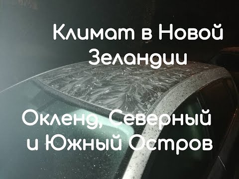 Видео: Климат в Новой Зеландии, Окленд, Северный и Южный Остров
