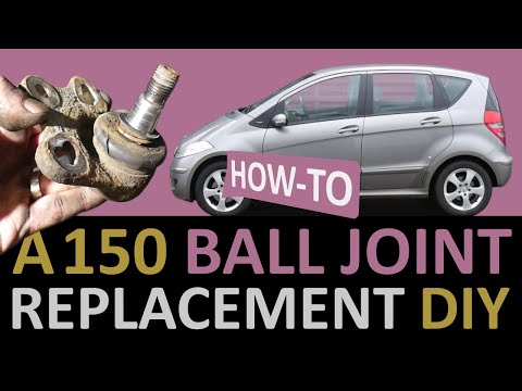 Видео: Мерседес A-класс (W169) Замена ШАРОВОЙ ПОДВЕСКИ