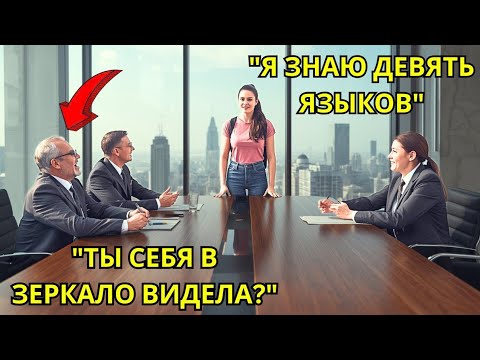Видео: Девушка с гордостью сказала: „Я знаю девять языков“… Миллионер засмеялся и замер