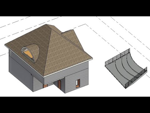 Видео: Revit создание крыши, лестницы, перекрытия