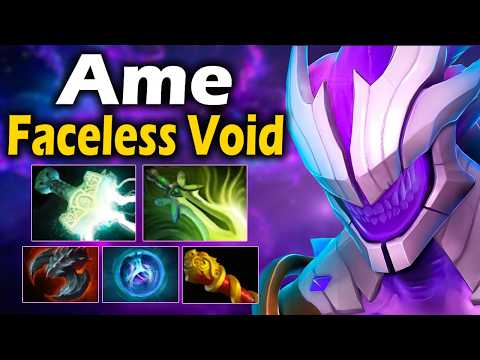 Видео: Аме на Сигнатурном Войде Через Таймзону - Ame Faceless Void 7.37 ДОТА 2