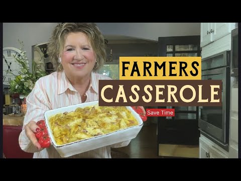 Видео: Фермерская запеканка! Быстрый ужин для занятых вечеров!