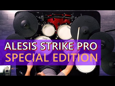 Видео: Электронная барабанная установка ALESIS STRIKE PRO SPECIAL EDITION