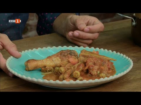 Видео: Яхния с пилешко и бамя и млечна баклава със сини сливи - "Бързо, лесно, вкусно", 10.10.2023