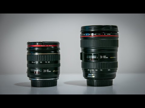 Видео: CANON: уделать L-ку! EF 24-85 vs 24-105. Обзор, тест, сравнение. Bonus: объектив L-уровня для кропа?