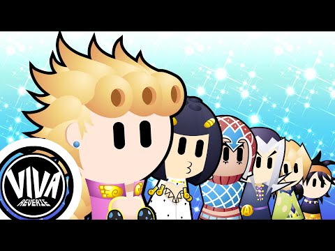 Видео: JoJo's Bizarre Adventure: Золотой ветер, но очень-очень быстрый — Анимация