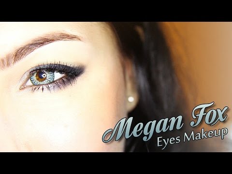 Видео: Макияж глаз Меган Фокс/ Megan Fox Eyes Makeup Tutorial