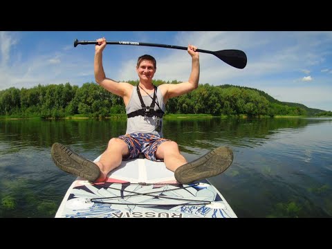 Видео: Исполнил мечту! Первый раз на Sup Board White Siberia