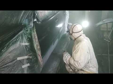 Видео: мерседес W210 Полная Покраска