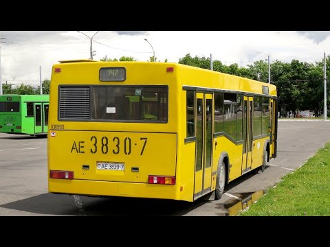 Видео: Автобус Минска МАЗ 103.065 госномер АЕ 3830-7 марш 53