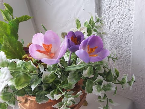 Видео: Крокус из ХФ! Секреты натурального листика!