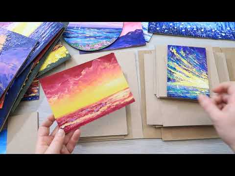 Видео: САМЫЕ ПОПУЛЯРНЫЕ РАЗМЕРЫ маленьких КАРТИН для ПРОДАЖЫ в США - etsy, ebay и т.д