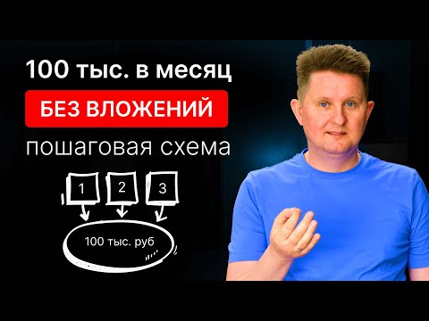 Видео: в 40+ с  нуля до 100 тыс. руб в месяц на пошаговой схеме