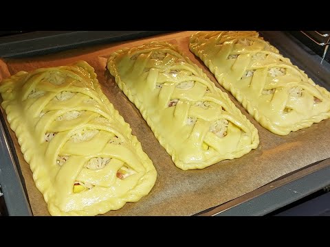 Видео: НОВИНКА🔥Необычно и очень Вкусно‼КРАСИВЫЙ КУРИНЫЙ ПИРОГ ПОКОРЯЕТ СРАЗУ ‼