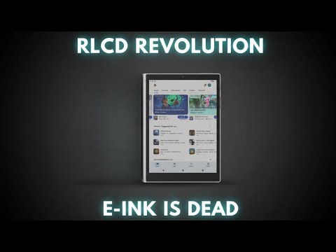 Видео: E-Ink умер? Встречайте планшет Paper 7 RLCD!
