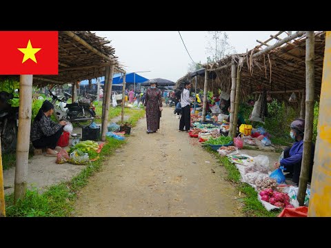 Видео: Традиционный вьетнамский рынок | Красочный рынок Туенкуанг