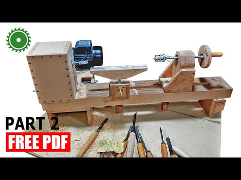 Видео: Изготовление деревянных токарных станков - Сделай сам - Часть 2