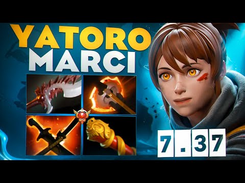 Видео: YATORO НА ЛУЧШЕМ КЕРИ ПАТЧА🔥| Raddan Marci 7.37b