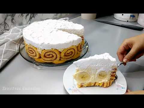 Видео: Банановый рулет — всегда просите еще кусочек
