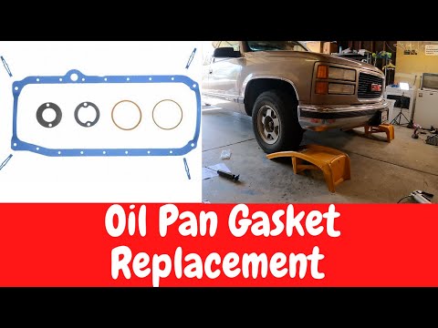 Видео: Прокладка масляного поддона 1996 GMC SIERRA и аналогичные автомобили