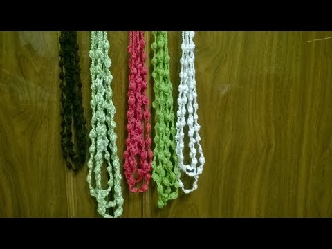 Видео: Бусы крючком. Летний вариант. Стиль бохо.