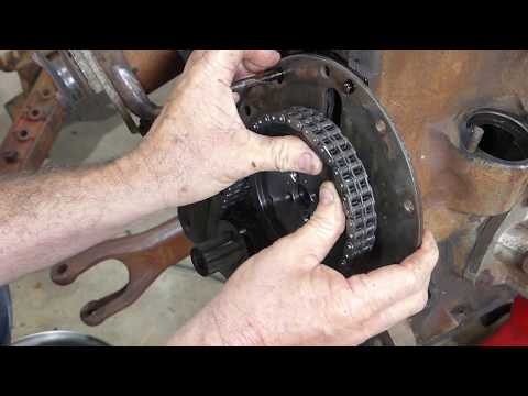 Видео: Sparex Ferguson TEA20 # 28 Установка цепи ГРМ и регулировка фаз газораспределения