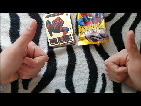 Видео: Открываем упаковку с карточками человек паук! Внутри 25 карт!