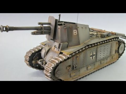 Видео: Немецкая САУ 10.5-см le. FH.183 auf  Geschützwagen B2