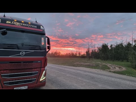 Видео: Из Магадана на Большую землю.Переправа через Алдан.Хандыгу заснял.Volvo fh 540