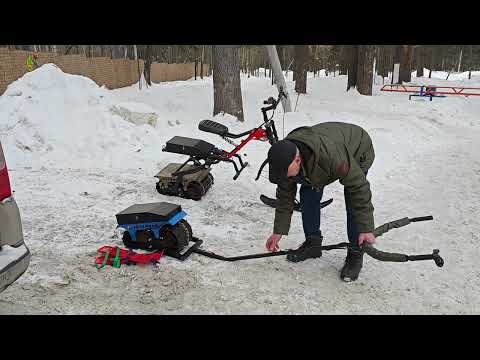 Видео: Сборка перед тестами Толкач лыжника и Трансформер