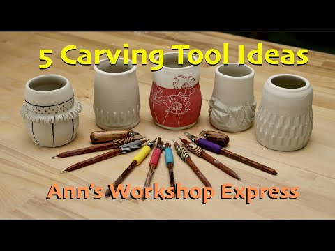 Видео: 5 идей резьбы по керамике