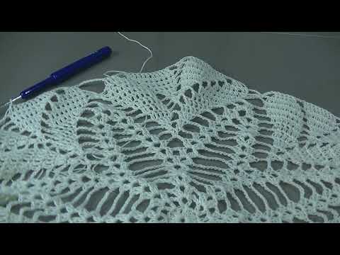 Видео: Салфетка " Нежность ". Часть 3.